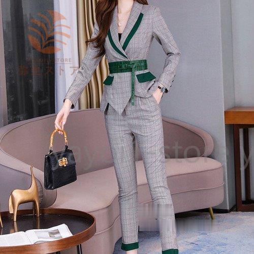 早い者勝ち 冬 マニッシュ 50代 パンツスーツ かっこいい 七五三 九分丈 秋 ファッション レディース セットアップ 服装 母親 40代 パンツ 親 ジャケット 30代 オールインワン ご注意 お届け方法によって納期が違います Proksi Si