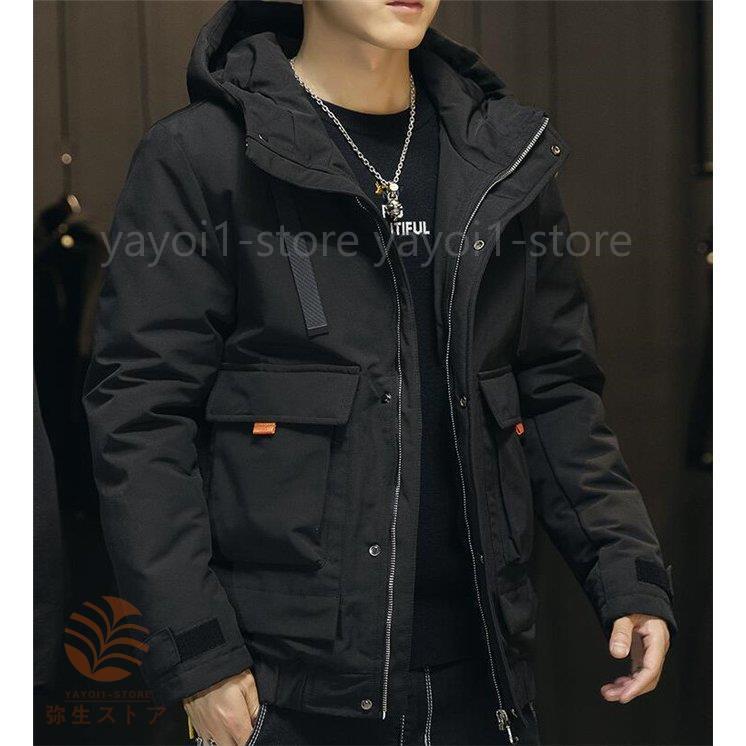 高級素材使用ブランド 冬 コート フード ショート 暖かい ダウンコート メンズ ダウンジャケット 中綿ジャケット ダウンコート メンズ ダウンジャケット 中綿ジャケット 防寒服 ダウン 紳士 カジュアル コート アウター