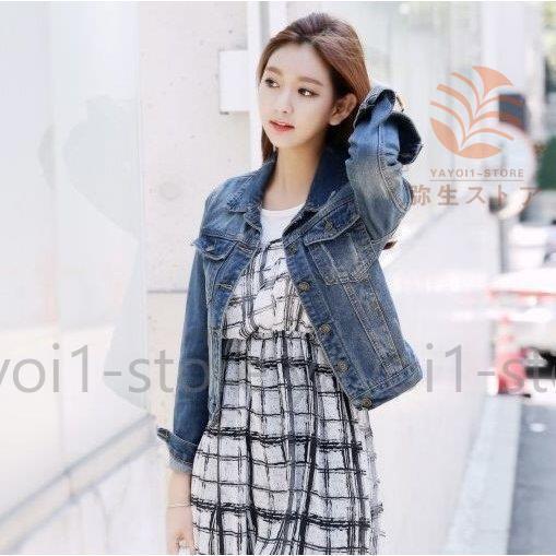 人気沸騰ブラドン ジージャン レディース 大きいサイズ有 Gジャン デニム ジャケット デニムジャケット ウオッシュ加工