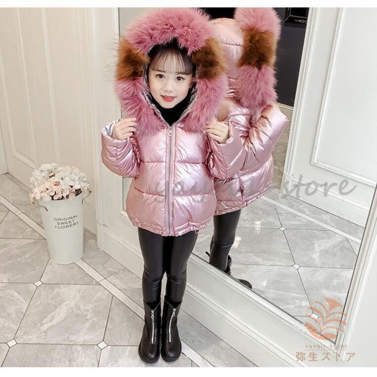 セール品 ショートコート 中綿コート 女の子 暖かい 可愛い ダウンコート お出かけ 冬着 ダウンジャケット キッズ アウター 綿入れ 子供服 フード付き カジュアル 通学 毎回完売 n Go Th