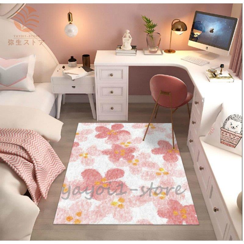 カーペット 絨毯 総柄 インテリア 模様替え 温かい 花柄 子供部屋 女の子部屋 ラブリー 大人可愛い カラフル 華やか 明るい ナチュラルテイスト Yayoi Ghzk17 弥生ストア 通販 Yahoo ショッピング