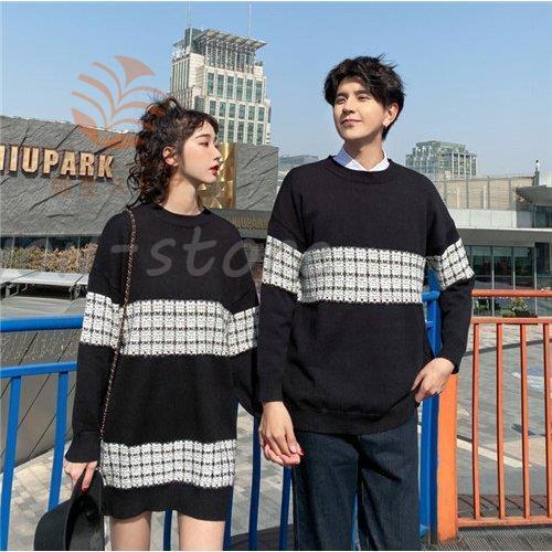 ペアルック セーター ニット ペアルック カップル お揃い 服 秋 冬 カップル ペアルック セーター ニット ブランド プレゼント Yayoi Momc39 弥生ストア 通販 Yahoo ショッピング