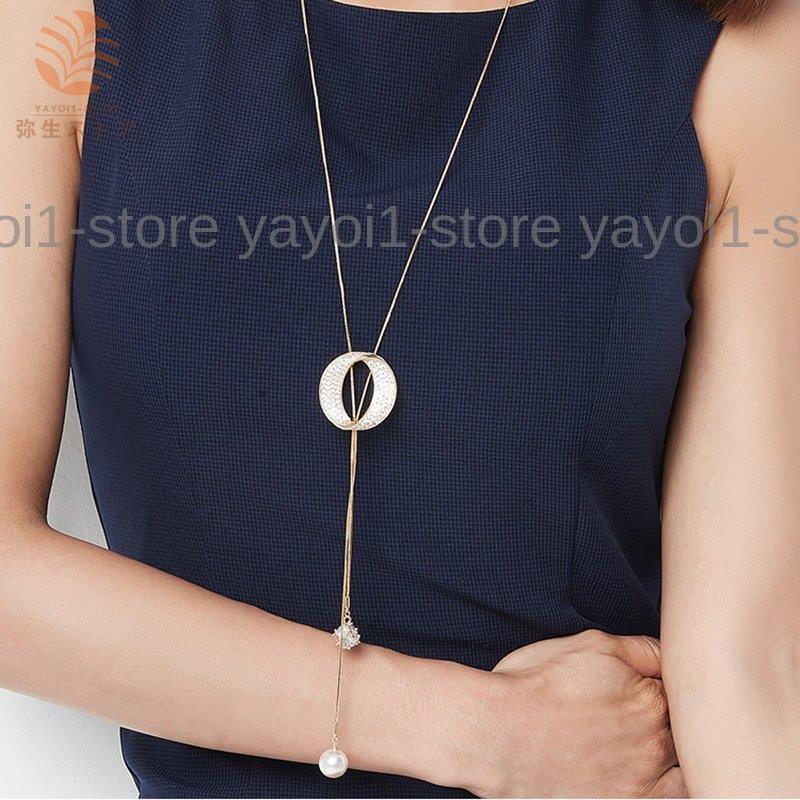 ロングネックレス Y字 ラリエット レディース アクセサリー チェーン