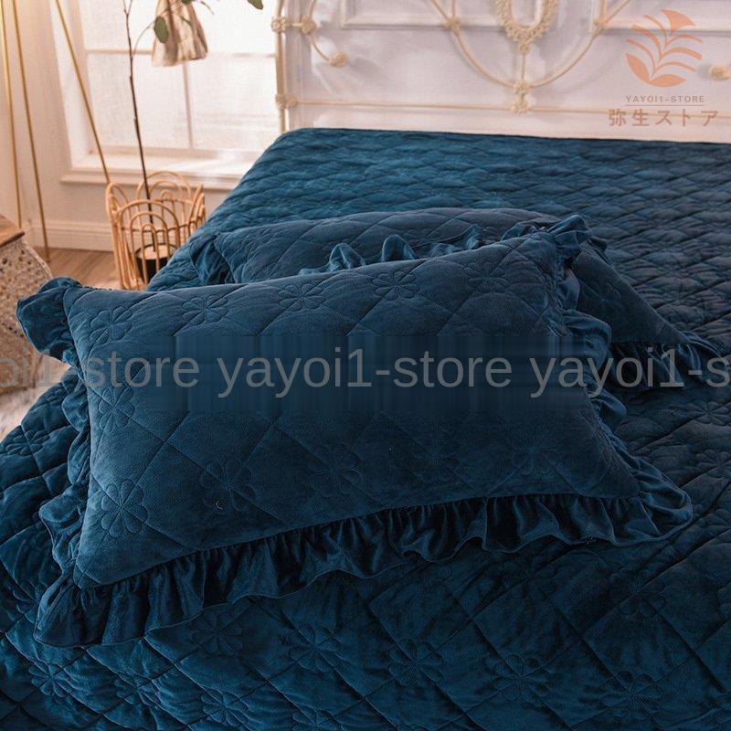 ベッドカバー ベッドスプレッド 北欧 アンティークおしゃれ ダブル