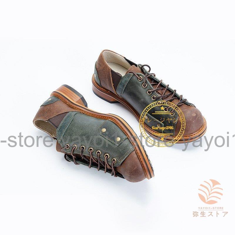 【公式】 シューズ ブーツ シューズ 配色 切り替え 軽量 メンズ メンズシューズ 靴 本革 カジュアルシューズ ブーツ ビジネス ローカット おしゃれ 紳士靴 【2032688148】(13058円)