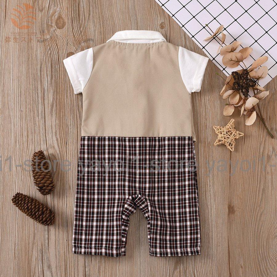 ベビーロンパース 子供服 ベビー服 男の子 カバーオール フォーマル 