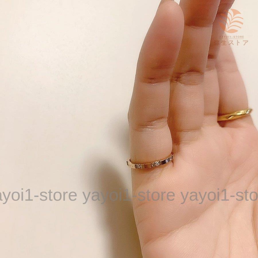 ピンキーリング 指輪 リング レディース アクセサリー ステンレス
