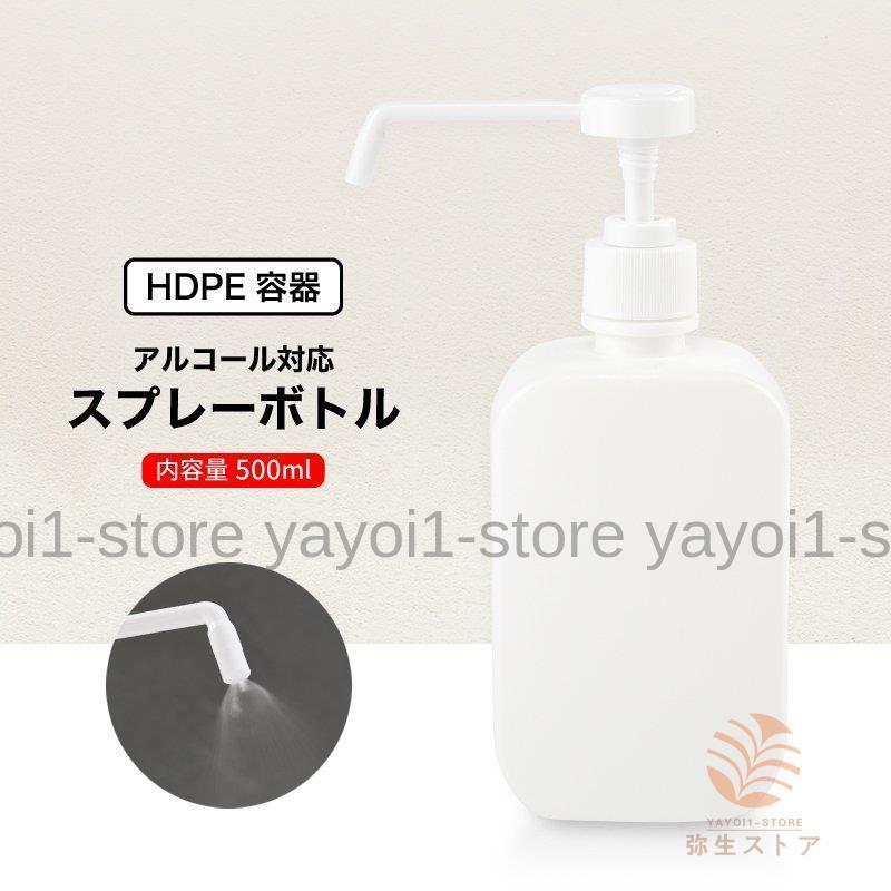 スプレーボトル 容器 ポンプ式 ノズル式 ロングノズル アルコール対応