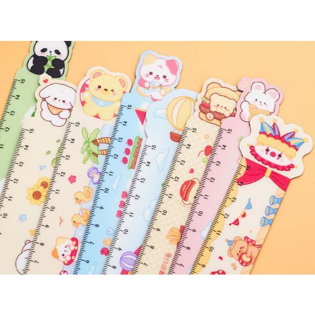定規 ものさし 直線定規 磁気マグネット動物パンダ文房具 文具 筆記