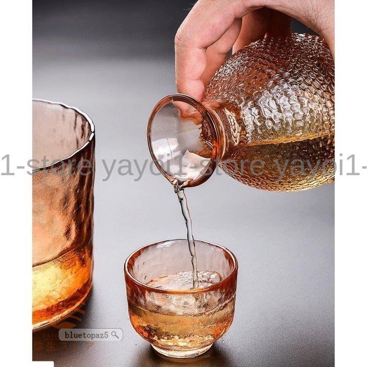 とっくり 冷酒器 耐熱ガラス酒器セット ガラス ぐいのみ ぐい呑み 冷酒