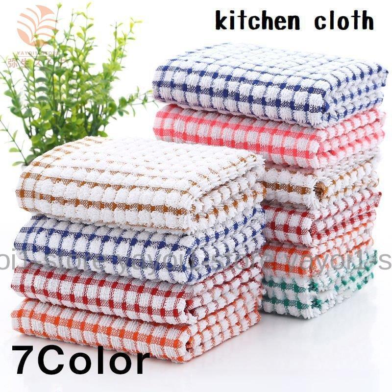 キッチンクロス キッチンタオル 単品 ふきん 大きめ チェック柄 食器拭き キッチン用品 台拭き タオル 日用雑貨 台所用品 お皿拭き 布巾 茶巾 便 Yfp Mizk437 弥生ストア 通販 Yahoo ショッピング