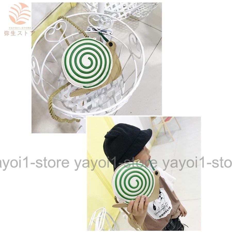 ショルダーバッグ ポシェット キッズ用 てんとう虫 かたつむり