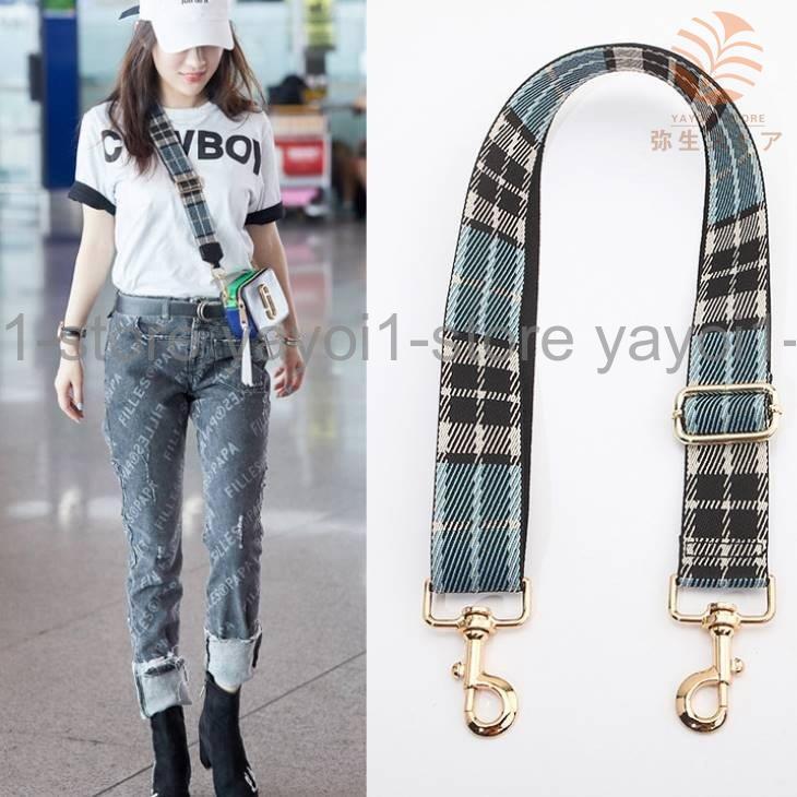 ショルダーストラップ チェック柄 バッグ ショルダー ストラップ
