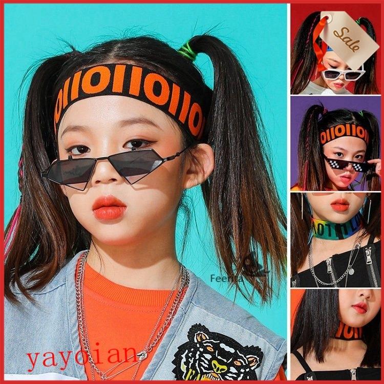 弥生庵キッズ ダンス 髪型 リストバンド ダンス衣装 ヘアバンド 小物 キッズ アクセサリー ヘア 白 黒 ヒップホップ 青 グラデーション ファッション