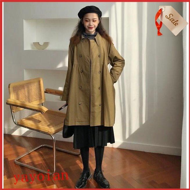 ステンカラーコート トレンチコート レディース スプリングコート 秋 春コート ロングコート ジャケット アウター 19 代 30代 40代 5viiaod3vi レディースファッション Ladosur Cl