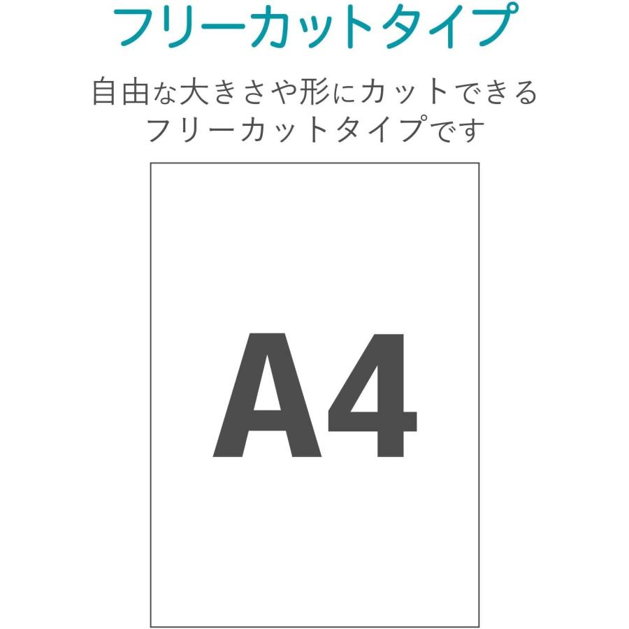 エレコム 和紙 ラベルシール ノーカット A4サイズ 5枚入り 雁皮 EDT-FWA2 雁皮(がんぴ)｜yayoigen｜03