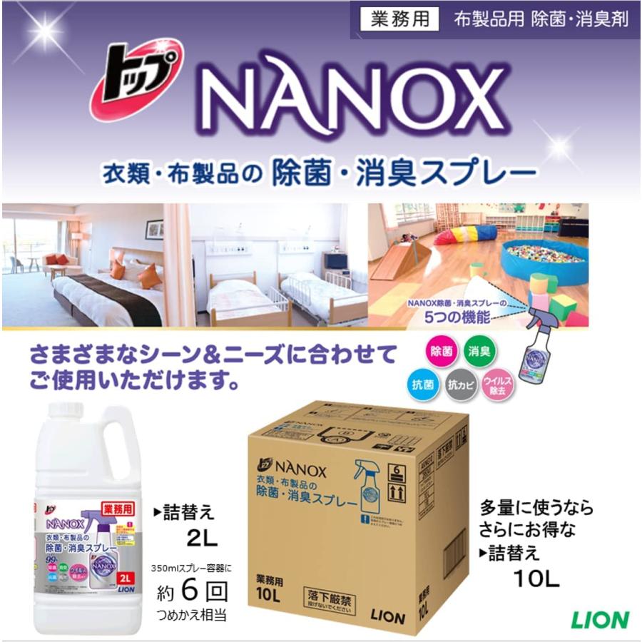 【業務用 大容量】トップ ナノックス 除菌・消臭スプレー 詰替用 2L｜yayoigen｜04