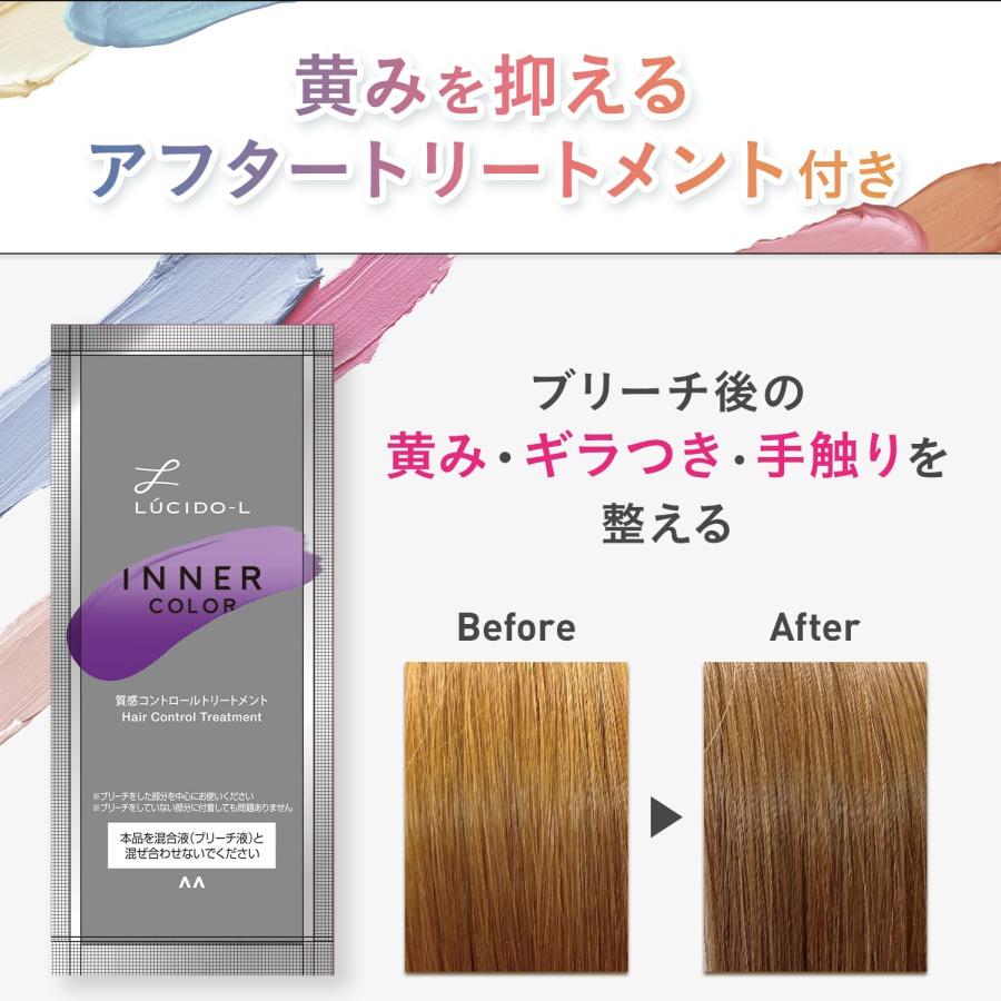 LUCIDO-L(ルシードエル) 【医薬部外品】 #インナーデザインブリーチ [ 部分用 ヘアカラー ヘアブリーチ トリートメント付 ]｜yayoigen｜05