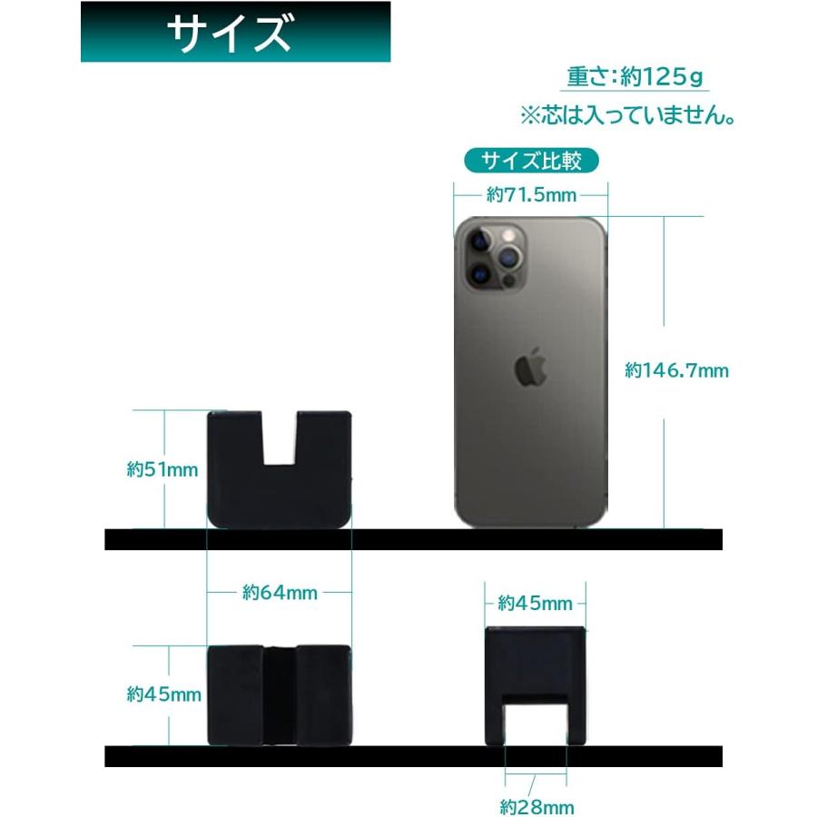 メルテック アタッチメント ジャッキスタンドラバークッション FA-82専用 63(W)×51(H)×44(D)mm FA-82-1 ブルー 2)FA-82専用ラバークッション単体(FA-82-1)｜yayoigen｜05