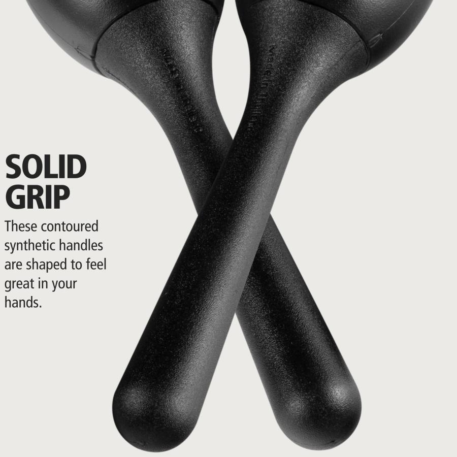 MEINL Percussion マイネル マラカス Plastic Egg Maracas ペア PEMBK 【国内正規品】 ブラック