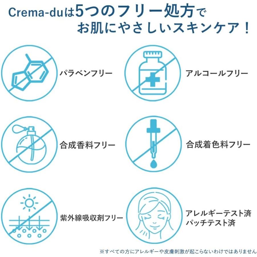 Crema-du(クレマードゥ) モイスチャーローション 敏感肌対応 セラミド CICA｜yayoigen｜04