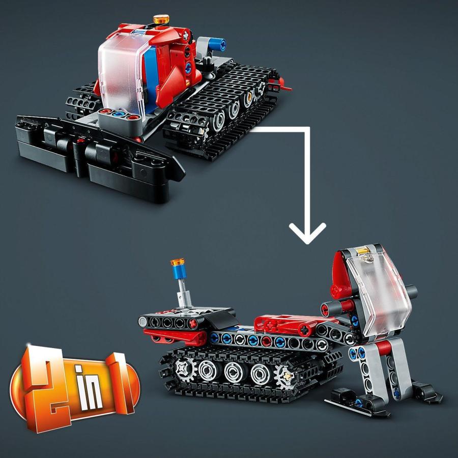 レゴ(LEGO) テクニック スキー場の除雪車 42148 おもちゃ ブロック プレゼント 乗り物 のりもの 街づくり 男の子 7歳以上｜yayoigen｜05
