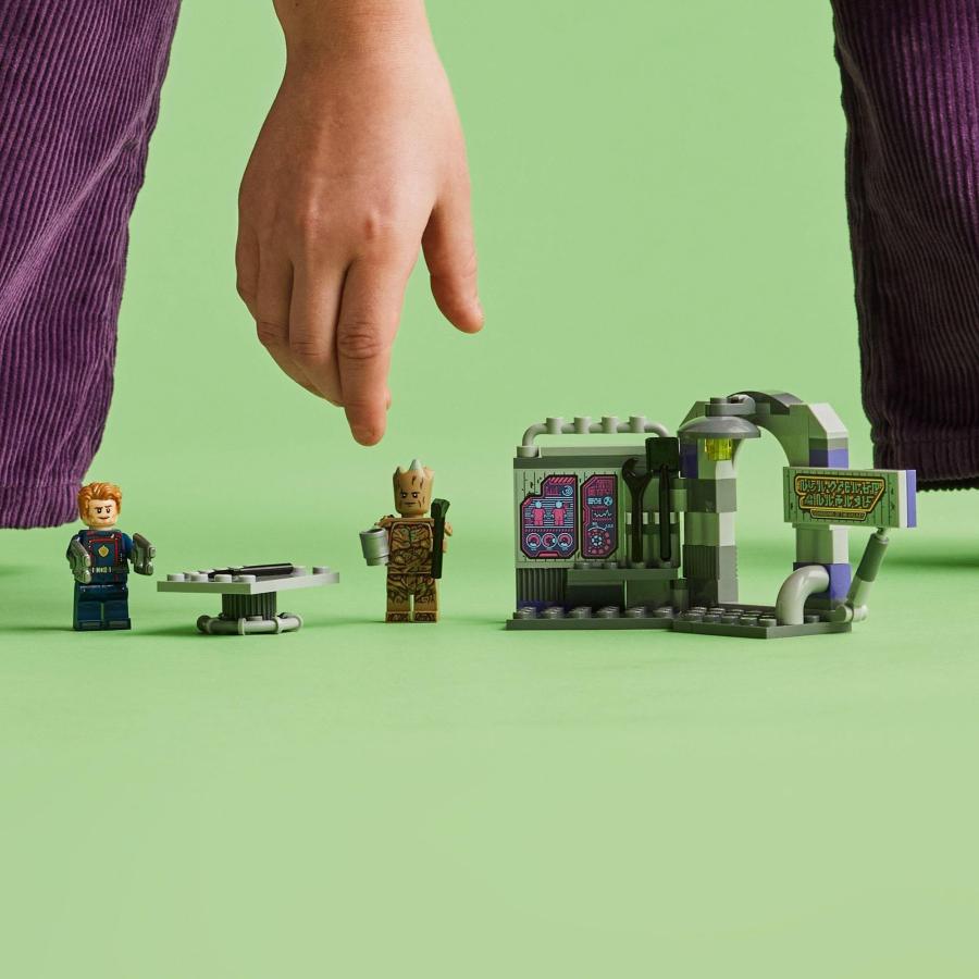 レゴ(LEGO) スーパー・ヒーローズ マーベル ガーディアンズ・オブ・ギャラクシーのひみつきち 76253 おもちゃ ブロック プレゼント 宇宙 うちゅう｜yayoigen｜08
