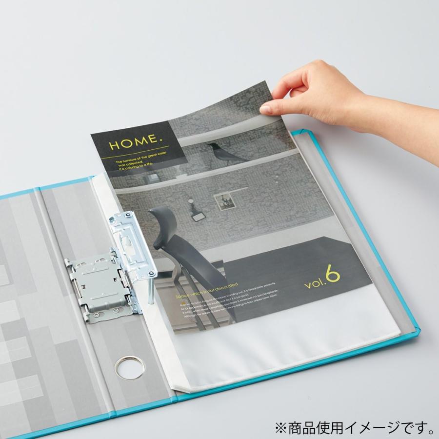 コクヨ ファイル リフィル クリヤーポケット A4 2穴 厚口 50枚 ラ-AH218-5 厚口(0.08mm) 50枚入り 単品｜yayoigen｜05