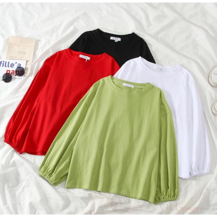 Tシャツ カットソー レディース 長袖 無地 トップス ゆったり 体型カバー 可愛い バルーンスリーブ 春秋 ファッション おしゃれ :cbrx150:八癒ショップ - 通販 - Yahoo!ショッピング Tシャツ カットソー レディース 長袖 無地 トップス ゆったり 体型カバー 可愛い バルーンスリーブ 春秋 ファッション おしゃれ :cbrx150:八癒ショップ - 通販 - Yahoo!ショッピング