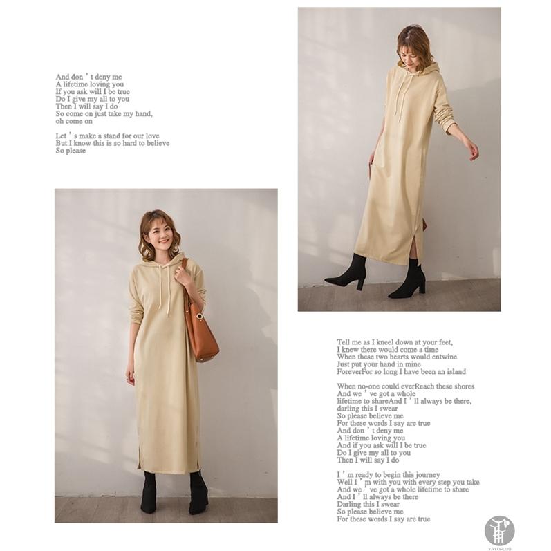 パーカーワンピース 春秋 レディース パーカー ワンピース 大きサイズ