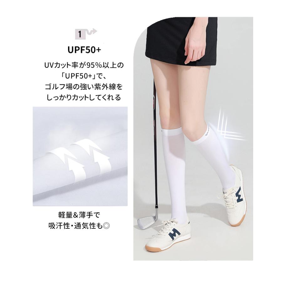 ゴルフソックス レディース ロングソックス ニーハイソックス 2type