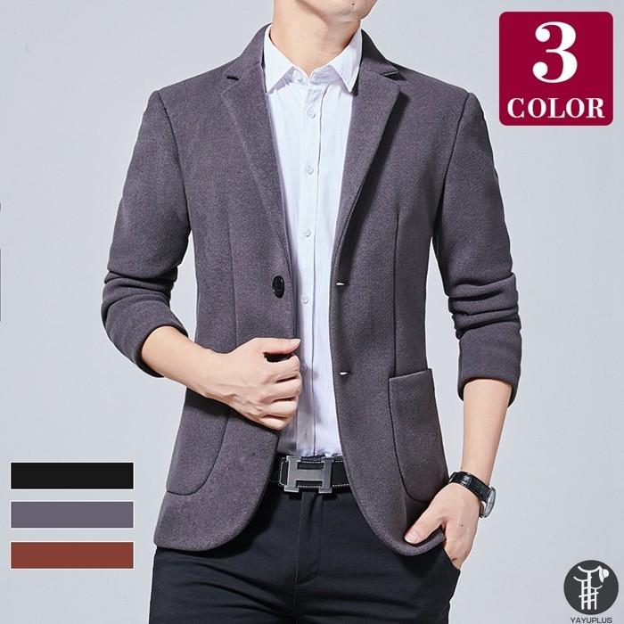 テーラードジャケット メンズ テーラード コート シングル 無地