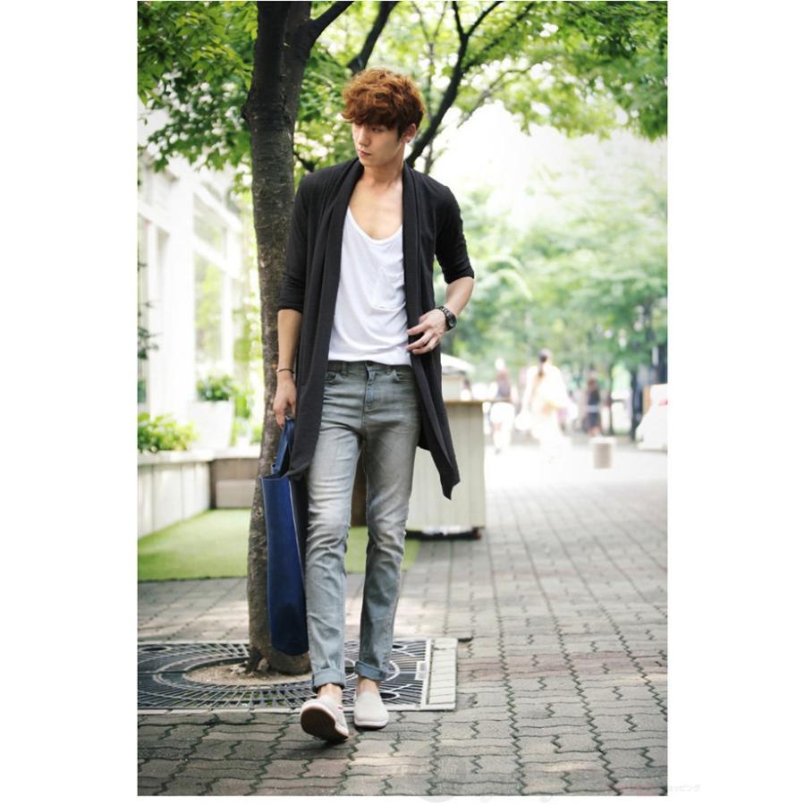 カーディガン メンズ ロングカーディガン コーディガン カーデ 薄手 無地 ライトアウター 羽織り 春夏秋 秋服 秋物 代引不可 Nuol172 八癒ショップ 通販 Yahoo ショッピング