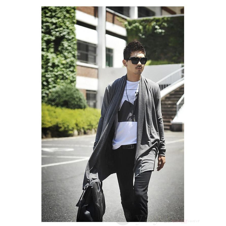 カーディガン メンズ ロングカーディガン コーディガン カーデ 薄手 無地 ライトアウター 羽織り 春夏秋 秋服 秋物 父の日 プレゼント 敬老の日 Nuol172 八癒ショップ 通販 Yahoo ショッピング