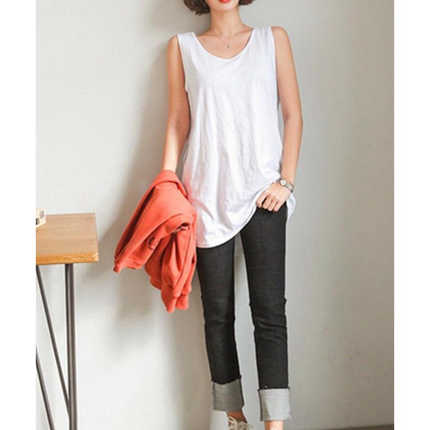 タンクトップ レディース ロングタンクトップ レイヤードtシャツ トップス レディース レイヤードトップス 重ね着 レイヤード コーデ 送料無料 代引不可 Ririt66 八癒ショップ 通販 Yahoo ショッピング