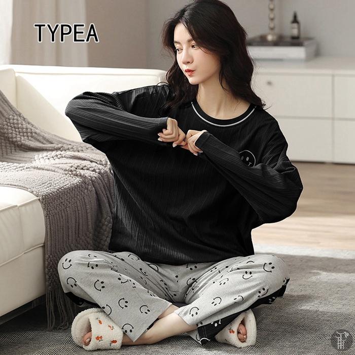 部屋着 寝巻き パジャマ 家着 セットアップ レディース 春 秋 ルームウェア 外出 可愛い かわいい 長袖 上下セット 大きいサイズ 大きめ ゆったり Shuiyi01 八癒ショップ 通販 Yahoo ショッピング