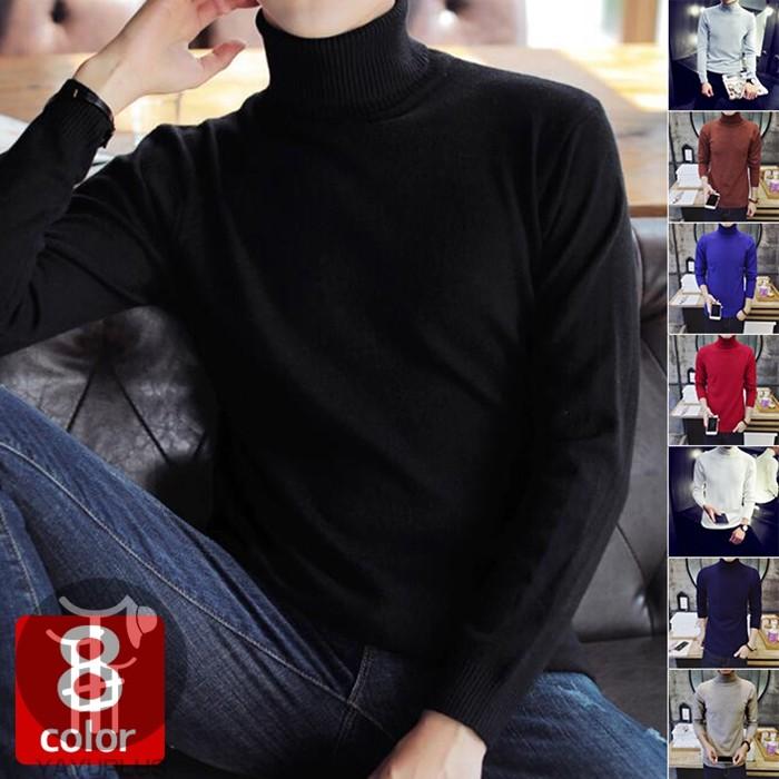 ニット メンズ セーター タートルネック 無地 ハイネック ニットセーター 秋物 長袖 カラー シンプル セーター きれいめ 着こなし 代引不可 Wnwz01 八癒ショップ 通販 Yahoo ショッピング