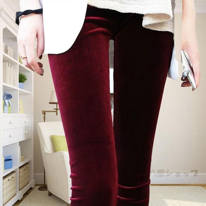 ベロアパンツ ベロアレギンス スパッツ レディース パンツ 秋冬パンツ 光沢 ロングパンツ ボトムス ストレッチ スキニーパンツ 代引不可 Xdjunj14 八癒ショップ 通販 Yahoo ショッピング