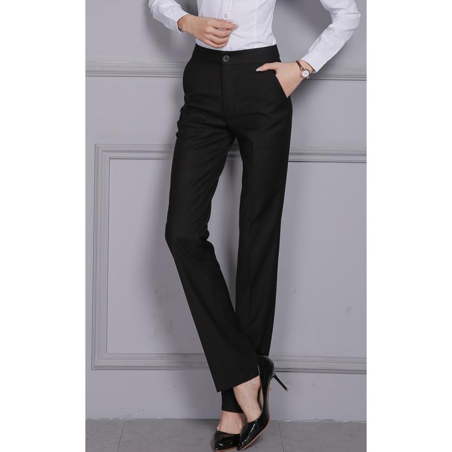 スラックス レディース スラックスパンツ 洗える レディーススラックス ボトムス クールビズ スリム 黒 ビジネス パンツ 代引不可 Xdxzq1125 八癒ショップ 通販 Yahoo ショッピング