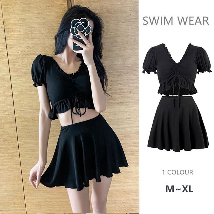 水着 レディース 2点セット フィットネス水着 体型カバー スポーティー ママ水着 大人 体型カバー 女子 可愛い お洒落 代 30代 40代 Xiaoshu16 八癒ショップ 通販 Yahoo ショッピング