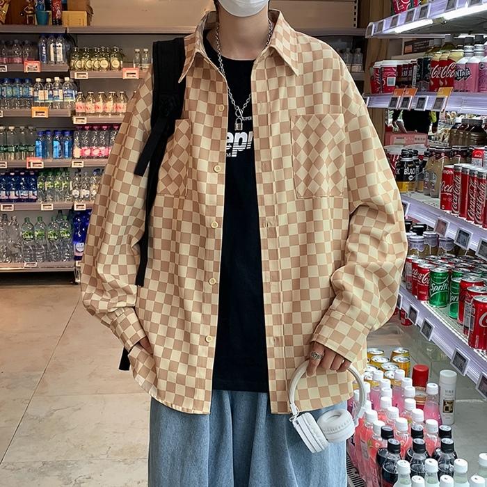 長袖シャツ メンズ チェックシャツ トップス シンプル カジュアル 洒落 男性 部屋着 春物 プレゼント 58 Off メンズファッション 誕生日 男性用 かっこいい