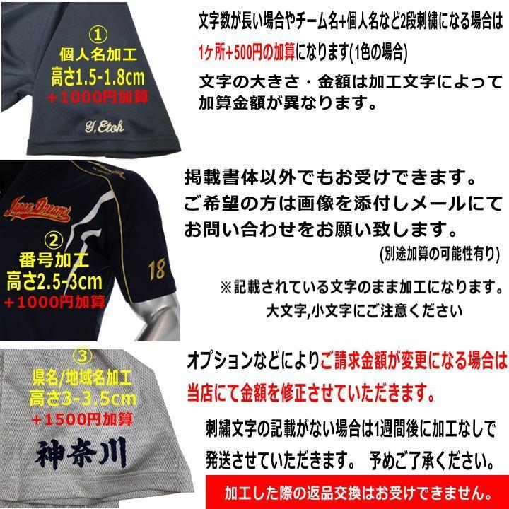 MIZUNO 左片胸刺繍 袖刺繍加工 ミズノ 野球 ジュニア グラウンド MIZUNO 左片胸刺繍 袖刺繍加工 ミズノ 野球 ジュニア グラウンド