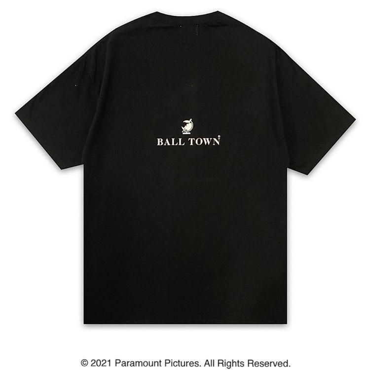 BALL TOWN major LEAGUE tee ボールタウン メジャーリーグ Tシャツ 半袖 6.0oz ブラック ybc