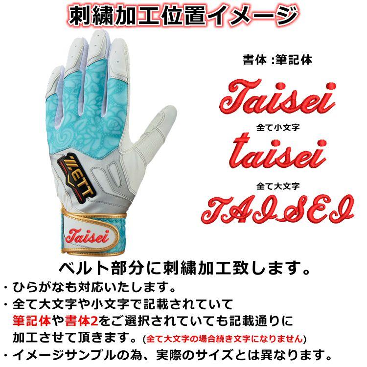 プロステイタス 刺繍サービス ゼット 天然皮革 バッティング プロステイタス 刺繍サービス ゼット 天然皮革 バッティング