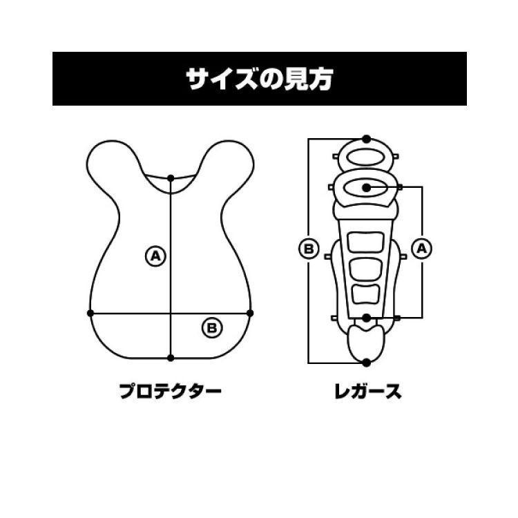 ZETT ゼット 少年軟式用レガーツ シングルカップ 軟式用キャッチャー用品 ジュニア用 ワンタッチ着脱式 BLL7222｜ybc｜02