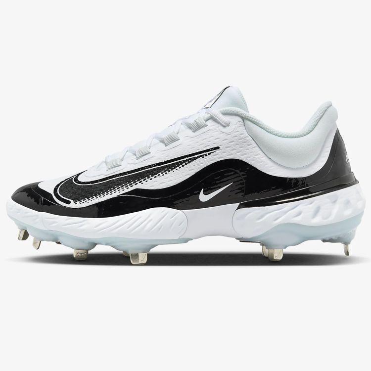 Alpha Huarache Elite 4 Low 野球 スパイク 金具 白 ナイキ 金具スパイク Nike 野球 スパイク カラースパイク Alpha