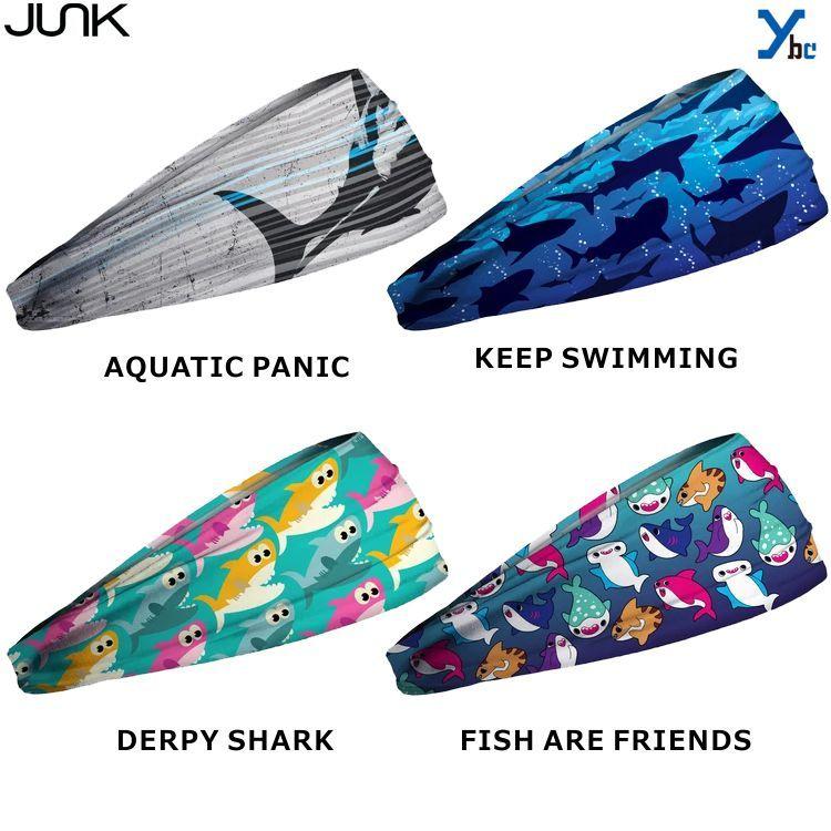 JUNK Brands ヘッドバンド BIG BANG LITE ジャンクブランド メンズ レディース ヘアバンド ヘアーバンド 野球 バスケ テニス  ランニング トレーニング SHARK :junk-shark:MARKINGBASEBALL - 通販 - 