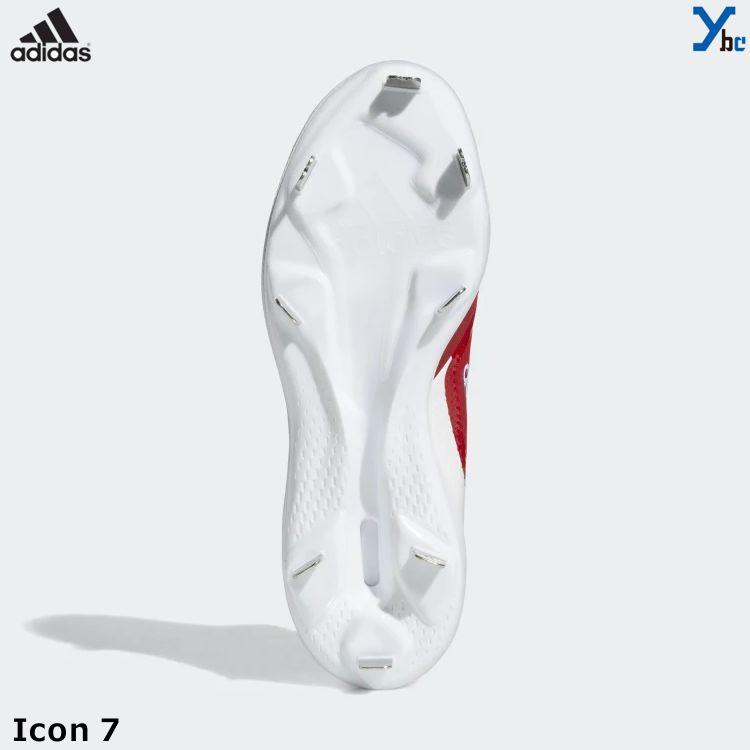 adidas アディダス 野球 スパイク 金具スパイク メンズ レッド