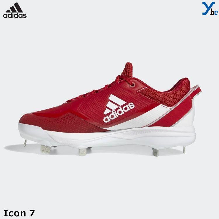 adidas アディダス 野球 スパイク 金具スパイク メンズ レッド
