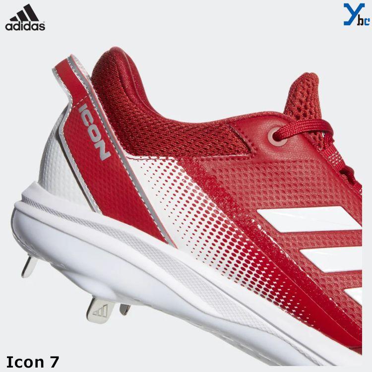 adidas アディダス 野球 スパイク 金具スパイク メンズ レッド